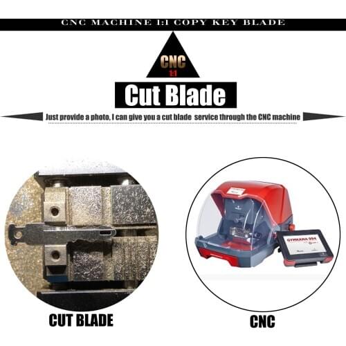 Kutery CNC cut blade copy blade cut car key Service fee and modified blade C