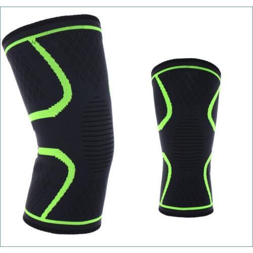 1 pair Outdoor cycling sports basketball cycling fitness non-slip breathable knit nylon summer protective gear knee pads