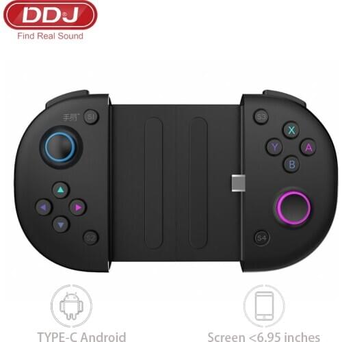 New Portable Gamepad For Mobile Game Controllers Smartphone 7-Inch Drive Game Accessories Wired Extension Handle Holder Gamepad