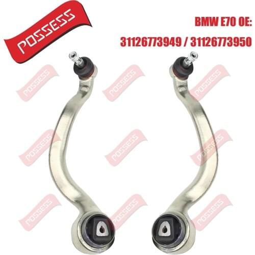 A pair of control arms for BMW X5 E70, X6 E71 E72, OE 31126773949/31126773950