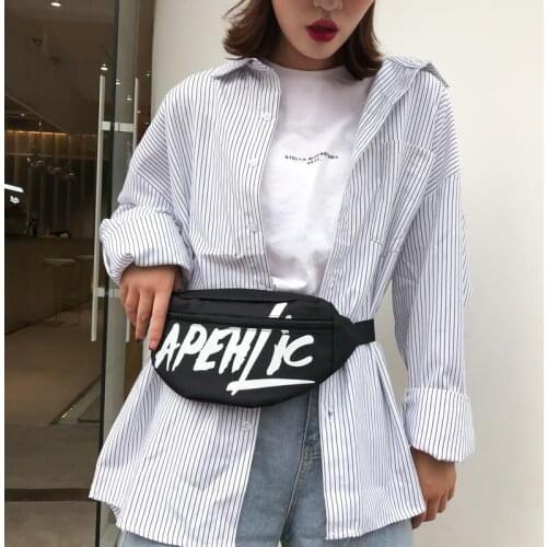 Women Waist Bag Unisex Chest pack Hip Bags High Capacity Belt Bag Fanny pack Casual Waist Pack Kidney Female Canvas Wallet YB094