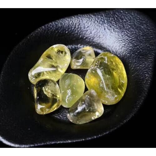 Natural Brazilian topaz crystal mineral macadam is a beautiful product