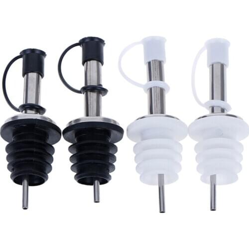 Oil Bottle Spout Pourer Mouth Stopper Cork Plug Wine Olive Pourer Dispenser 1PC