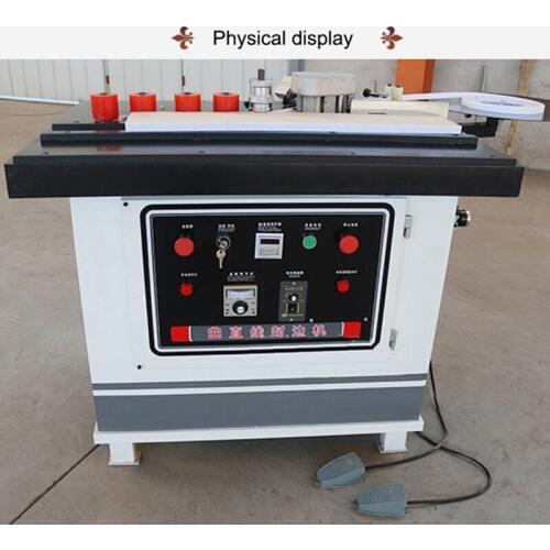 Drawing of wood manual use of car for the curve and the straight wood double sided glue edge banding machine