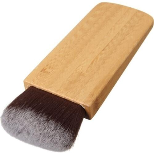 Bamboo Handle Cleaning Brush Soft Brush Cleaner for Vinyl LP Player Accessories 24BB