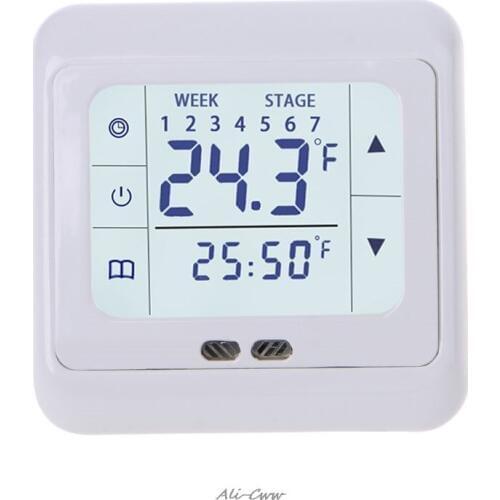 Thermoregulator Touch Screen Heating Thermostat for Warm Floor,Electric Heating System Temperature Controller With Kid Lock