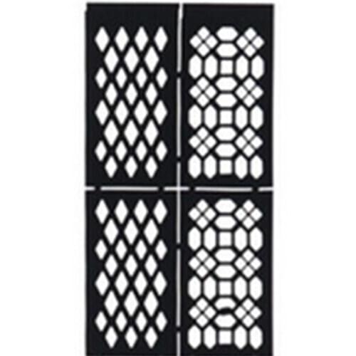 5pcs Nail Foils Heart Star Square Shape Foils Paper Nail Art Transfer Sticker Slide Nail Art Decals Nails Accessories