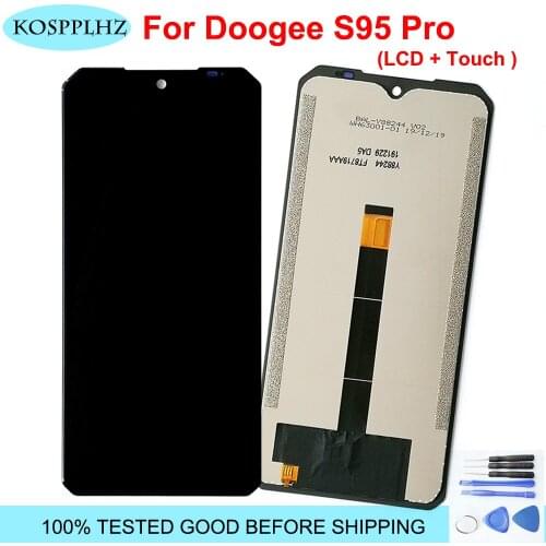 KOSPPLHZ For Doogee S95 Pro LCD + Touch Screen Display Digitizer Assembly For Doogee S95 PRO S95Pro Cell Phone Screen Repair