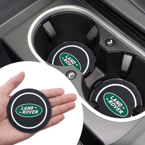 1/2pcs Car Cup Holder Anti-slip Mat Car Interior Accessories For Land Rover Range Rover Discovery 3 4 Guardian 4 Freelander 2