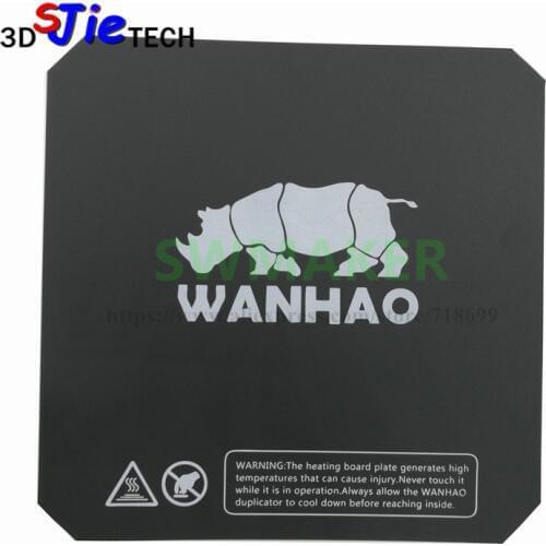 10pcs 220x220mm Wanhao i3 V2.1 3D printer spare parts printing heated bed sticker similar with Buildtak i3 heated plate
