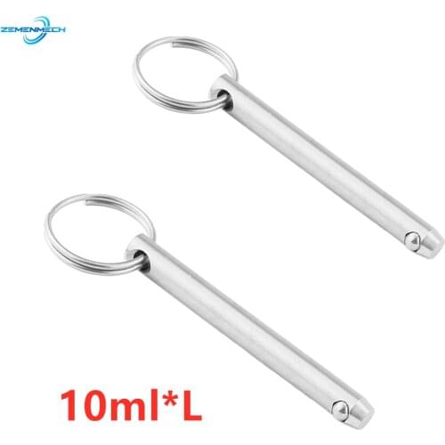 2PC 10mm Quick Release Ball Pin 316 Stainless Steel for Boat Bimini Top Deck Hinge Marine Hardware Boat Accessories Shipbuilding