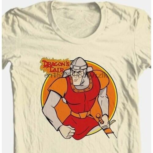 Dragons Lair Dirk T-shirt retro 80s arcade game vintage cotton graphic tee