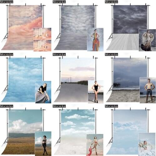 Blue Sky and White Clouds Photography Backdrop Newborn Kid Portrait Background Photo Studio Adult Birthday Art Professional Prop