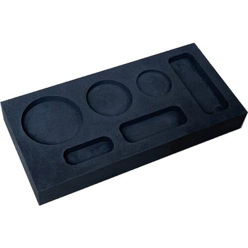 Graphite Ingot Mold Gold Silver Casting Mould for Refining Scrap Melting Furnace, Professinal, Non-stick