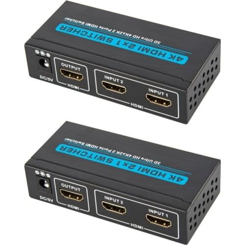 HDMI 2X1 Two in One Out 4K Switch Supports Distance of More Than 15 M