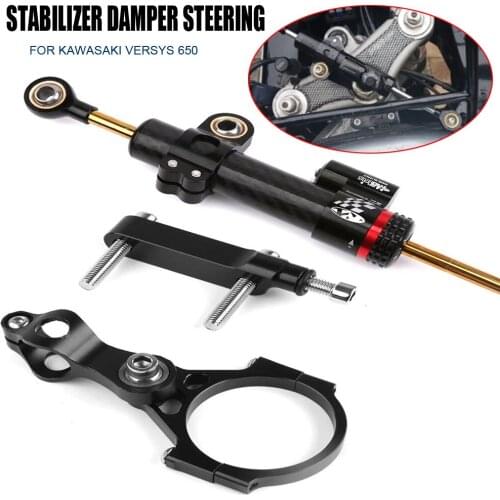 Motorcycles Accessories For Kawasaki VERSYS 650 2015-2020 2016 2017 2018 2019 Versys650 steer damper Mounting Bracket Kit Parts
