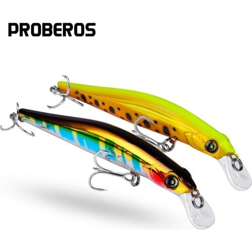 PROBEROS Fishing Bait Minnow Lure 3g-11.5g-24.5g Fishing Lure with BKB Hooks Painted Tackle