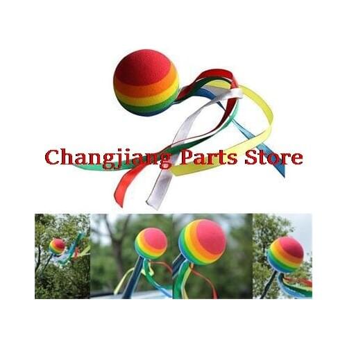 A Rainbow Antenna Topper For Car Aerials Decoration High Quality Fashion Popular Cute