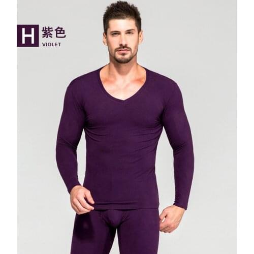 Warm Compression Long Sleeve Tight Shirt For Man Men Thermal Underwear Tops Thick Velvet Winter