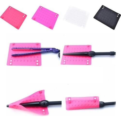 Heat Resistant Silicone Mat Hair Professional Styling Tool Anti-heat Mats for Hair Straightener Curling Iron