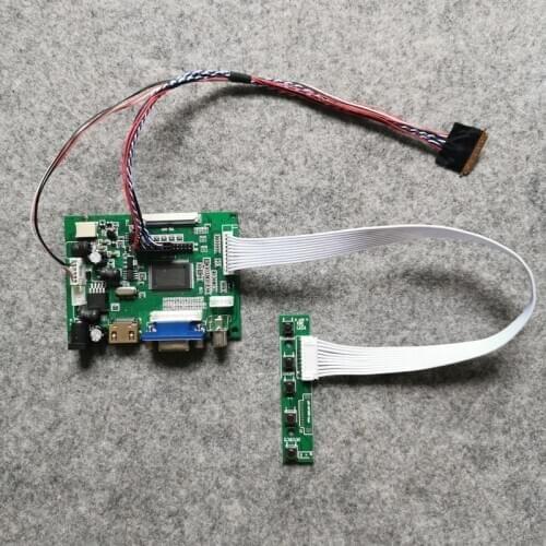 VGA+AV controller drive board 40-Pin LVDS 1366*768 Kit For B133XTN01/B133XW01/B133XW02/B133XW03/B133XW04 screen laptop 60Hz