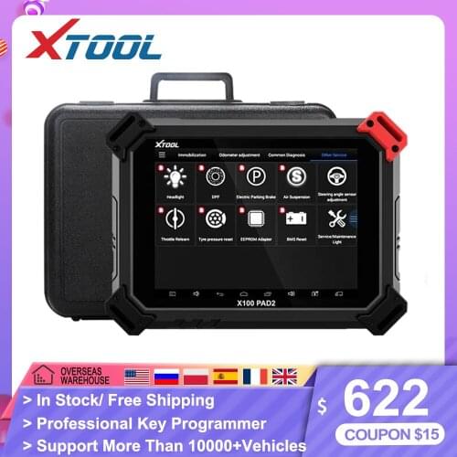 XTOOL X100 PAD2 PRO Auto Key Programmer Odometer Adjustment OBD2 Car Diagnostic Tool Professional Immobilizer for Audi 4th 5th