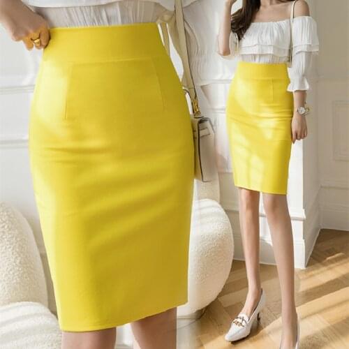 YaSuGuoJi Slit Pencil Skirts