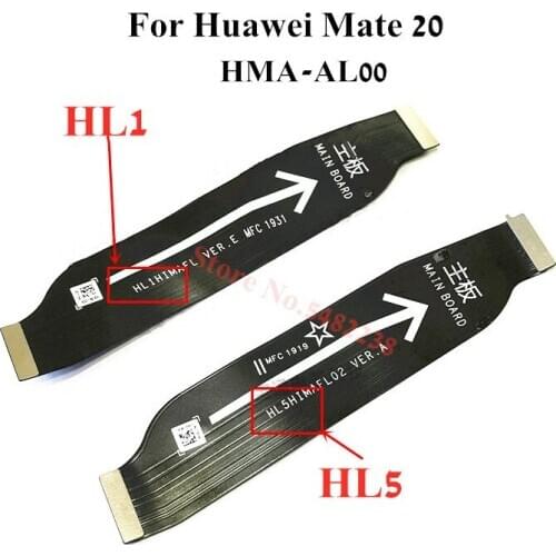 100% Original For Huawei Mate 20 Mate20 HMA-AL00 USB Motherboard Connector main board Data transfer Ribbon Flex cable Connector