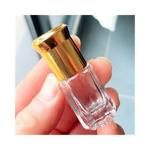 20/50pcs/lot 3ml Mini glass Essential Oils Metal Roller Ball Glass Perfume Bottles Traveler Empty Roll-On Refillable Bottles