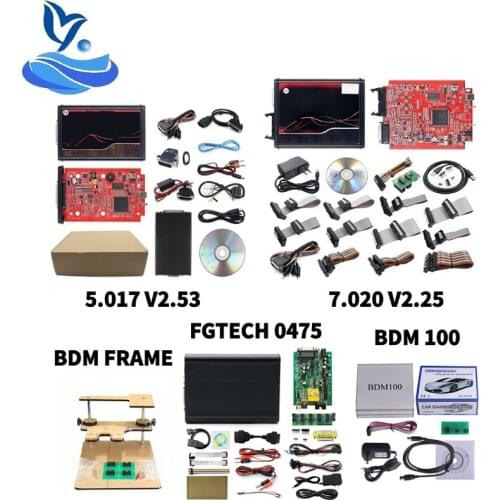 22PCS Adapter FGTECH Galletto 4 V54 BDM Frame With K V5.017 KT V7.020 OBD2 Manager Tuning Kit Kt BDM100 ECU Programmer