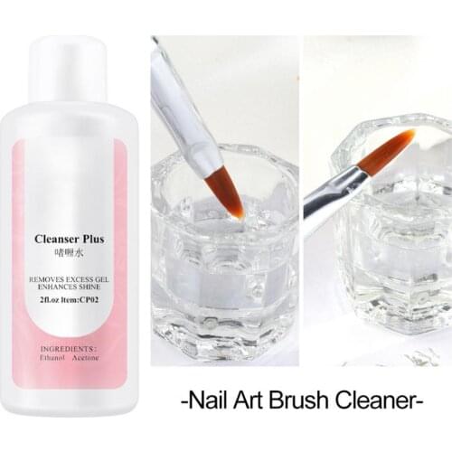 35ml Cleanser Quick Dry Polish Gel Nail Art Tools Degrease Transparent Poly Nail Extension Gel Slip Solution Manicure Tools