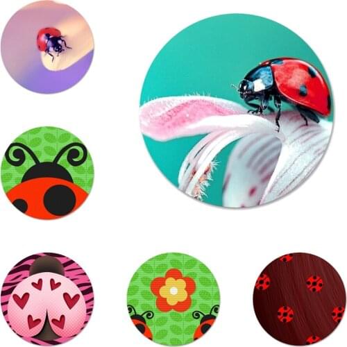 58mm lady bug cute Badge Brooch Pin Accessories For Clothes Backpack Decoration gift