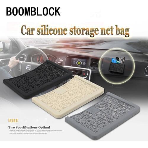 BOOMBLOCK Car Styling Phone Holder Bag Sitkcer Silica gel For Saab Chevrolet Cruze VW Passat B5 B6 B7 Toyota Corolla 2008 RAV4