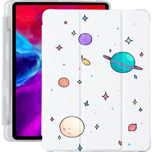 Planet Astronaut ipad Cover For Air 4 Case iPad Pro 2020 10.5 Silicone Pencil Holder 10.2 inch 8th Generation 7th 12.9 inch Pro