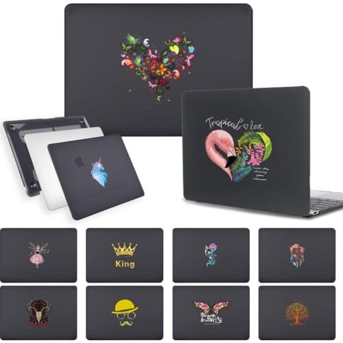 Laptop Case for Apple Macbook Pro 13"/15"/16" A1707/A2141/A1706/A2251 High Quality Black Matte for Pro 13" A2338 M1 2020 Shell
