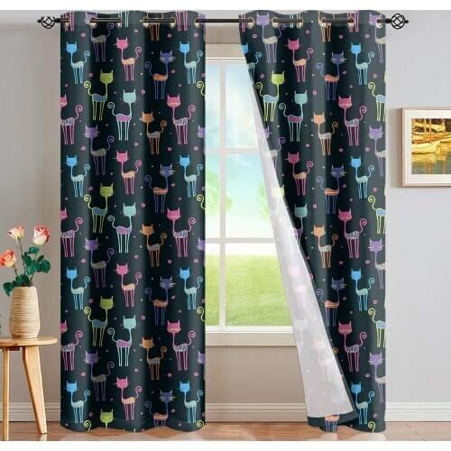 Darmian Blackout Curtains On The Windows