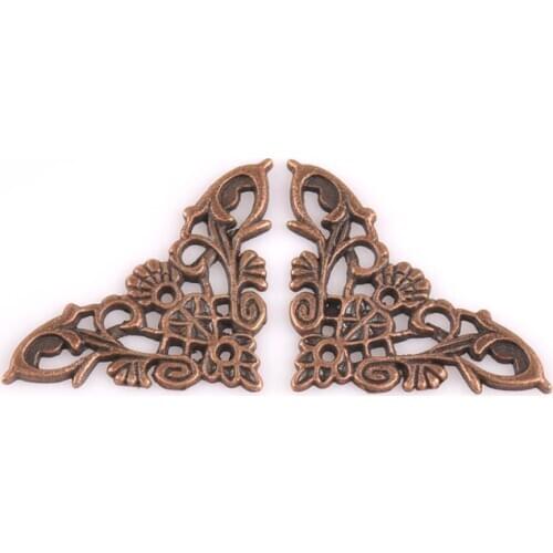 10Pcs Metal Corners For Books DIY Albums Decorative Scrapbooking Accessories Photo Album Crafts Red Alloy Corner Protector C1924