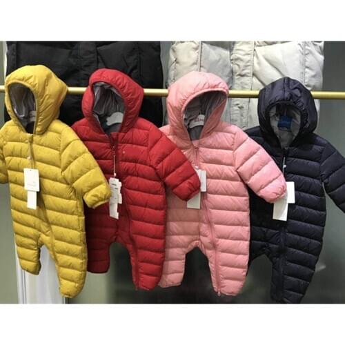 Baby Down Clothes, Winter Clothes, Hat Clothes, Neonatal Light Down Clothes, Climbing Clothes For 0-1 Years Old Babies