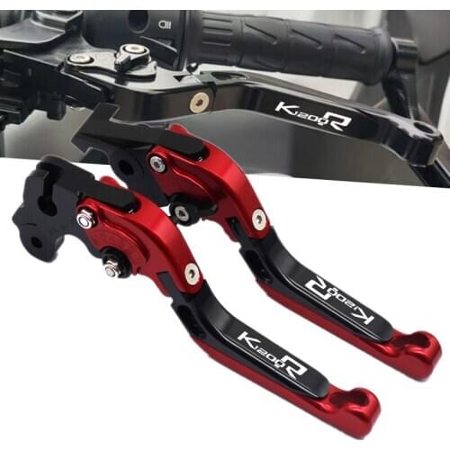 For BMW K1200R k1200r 2005-2008 06 07 Motorcycle CNC Aluminum Accessories Adjustable Folding Clutch Brake Lever Handle With LOGO