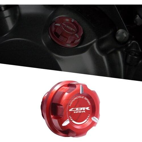 For Honda CBR125R 2007 UP Motorcycle Engine Oil Cap Bolt Screw Filler Cover