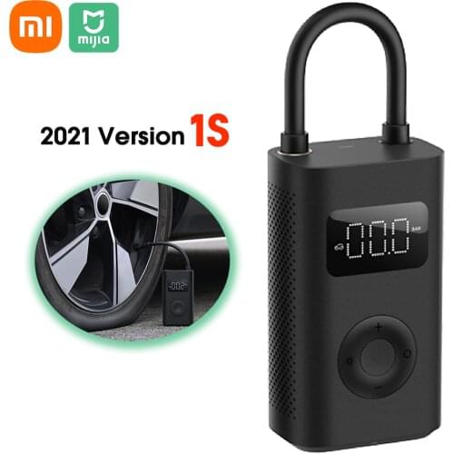NEW Xiaomi Mijia Electric Inflator 1S Portable Smart Digital Monitoring Compressor Tire Pressure Detection for Bike Car Football