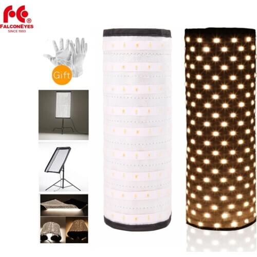 Falcon Eyes 250W Fotografia Studio Light Waterproof Selfie Lighting Flexible Studio Video Lights Support Remote Control RX-36TDX