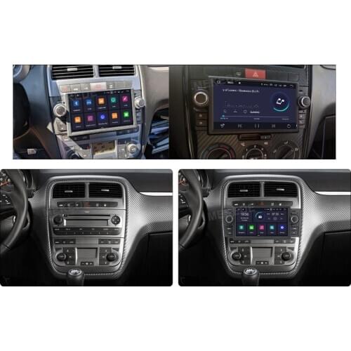 IPS DSP 8 Core 1 din Android 10 Ram 4G Car DVD multimedia Player For Fiat Grande Punto Linea 2007-2012GPS Navigation radioScreen