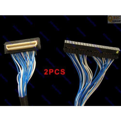 2pcs DF9-31 31pin COMS TTL Signal Cable TTL31 pin LVDS converter for monitor display screen controller board