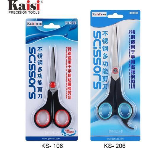 KAISI Multi-Purpose Stainless Steel Blades Micro Precision Scissor (140mm 190mm) Home Computer Cutting Hand Tools