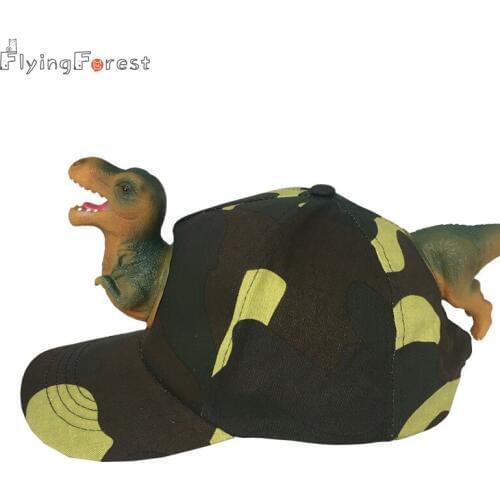 Camouflage Baseball Cap Adult And Children Cotton Hat Fashion 3D Dinosaur Design Cartoon Cap Men And Women Christmas Gifts 2019