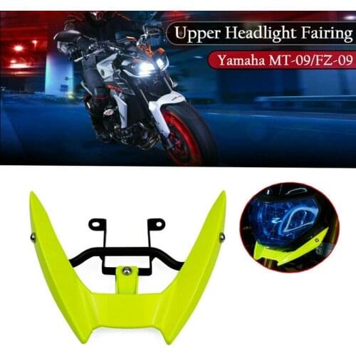 Motorcycle Front Upper Headlight Fairing Stay Bracket for Yamaha MT 09 FZ-09 2014-2016 MT09 FZ09 Fluorescent Yellow