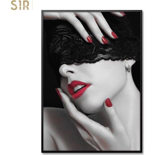 Nordic Light Luxury Instagram Style Fashionable Girl Architectural Decoration Minimalist Art Picture Home Decoration Poster Sexy