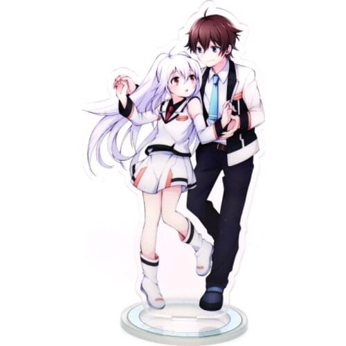 Anime PLASTIC MEMORIES Isla Acrylic Cartoon Stand Figure Model Plate Cosplay Display Double-Sided Desk Decor Xmas Gifts