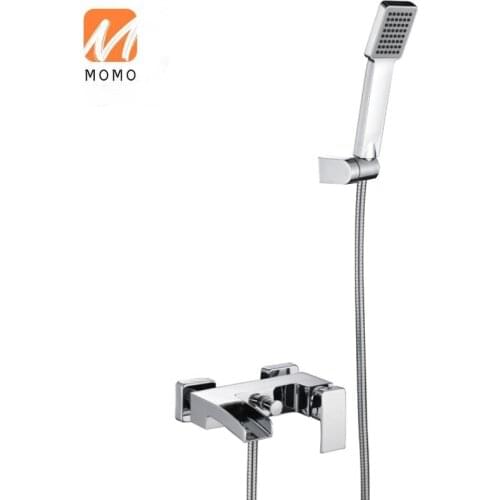 Sanitary Ware Manufacturer External Bathroom Basin Shower Faucet with duplex hand shower